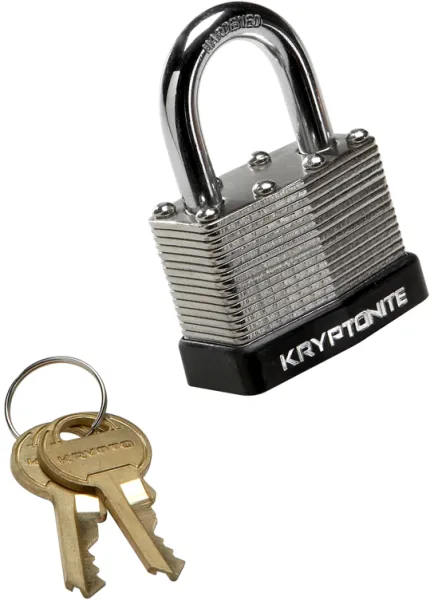 Kryptonite Padlock - Hänglås med nyckel - Härdat stål - 44mm