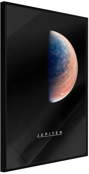 ARTGEIST Affisch med ram - The Solar System: Jupiter Svart 30x45