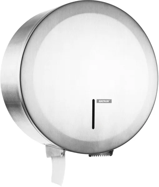 Katrin Gigant L Dispenser, för stora rullar toalettpapper, borstat stål