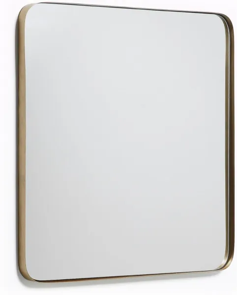 Marco, Väggspegel, guld, H60x60x3 cm